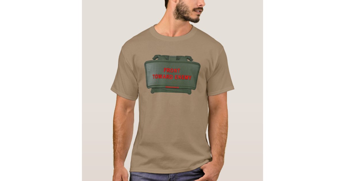 claymore mine t shirt zazzle claymore mine t shirt zazzle