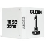 clean 1yr vinyl binders