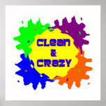 Clean and Crazy Print