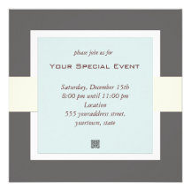 Clean and Simple Invitation
