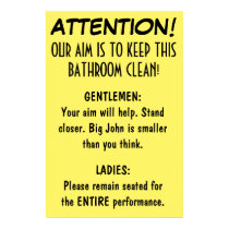 Clean Bathroom. posters