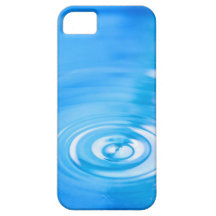 Clean blue water ripples iPhone 5 covers