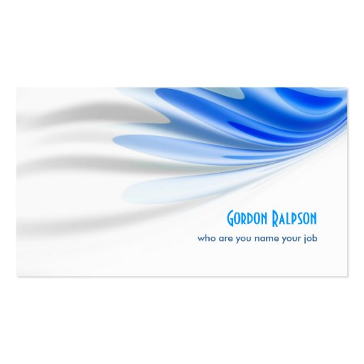 clean business card style (front side)