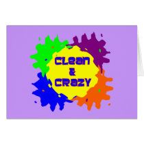 Clean & Crazy cards