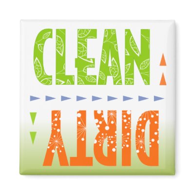 Clean/Dirty Dish Washer Magnet by kazashiya