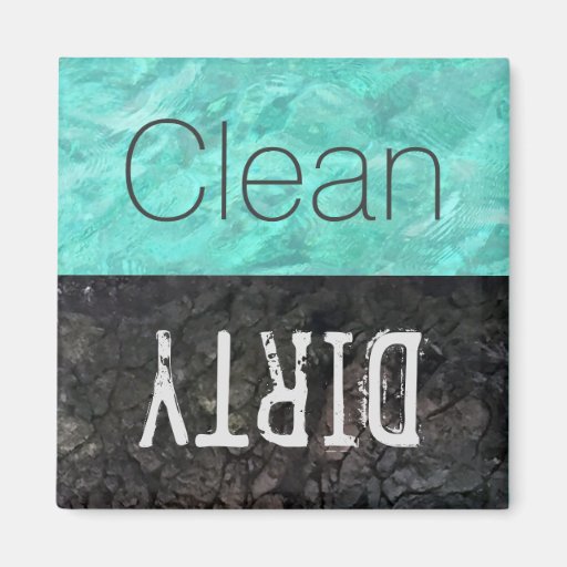 Clean Dirty Dishes Dishwasher 2 Inch Square Zazzle