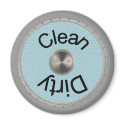 Clean Dirty Dishwasher Magnet by spetschonek Clean Dirty Dishwasher Magnet