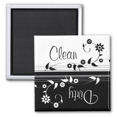 Clean Dirty Dishwasher Magnet