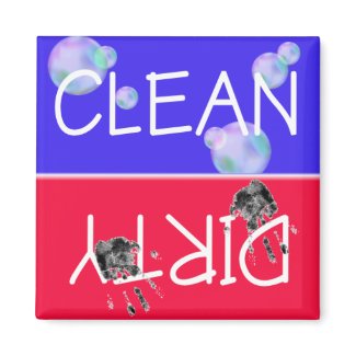 CLEAN-DIRTY Dishwasher Magnet magnet
