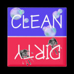CLEAN-DIRTY Dishwasher Magnet