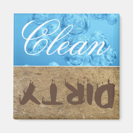 Clean/Dirty Dishwasher Zazzle
