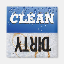 Clean & Dirty Dishwasher Magnet