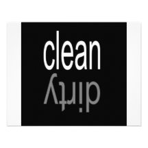 Clean/Dirty Dishwasher Magnet Personalized Invitations