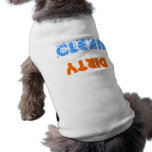 clean-dirty pet clothes