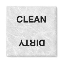 Clean Dirty magnets by baxiemur Clean Dirty magnets