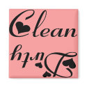 Clean/dirty magnet by marcya7 Clean/dirty magnet