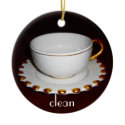 Clean Dirty Maid sign for Dishwasher ornament