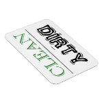 CLEAN DIRTY Multi-Purpose Dishwasher Clothes Dryer Magnets
