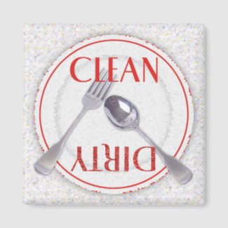 Clean/Dirty Plate Magnet