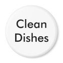 Clean Dishes magnets