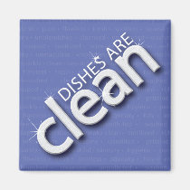 Clean Dishes Magnet magnets