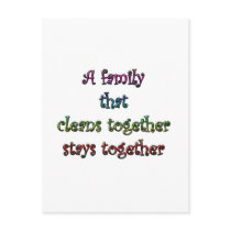 Clean Family postcards by Funnygirl686 Clean Family postcards