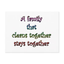 Clean Family postcards by Funnygirl686 Clean Family postcards