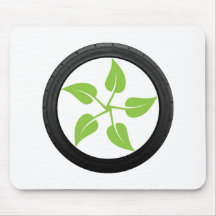 Clean Green Power Mousepad