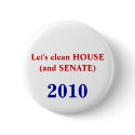 Clean House and Senate 2010 buttons
