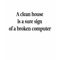 Clean House Broken Computer