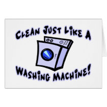 Clean Like A Washing Machine cards