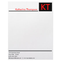 Clean, Minimal Letterhead by sharpattack Clean, Minimal Letterhead