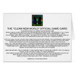 CLEAN NEW WORLD GAME CARD (U.S. EDITION)