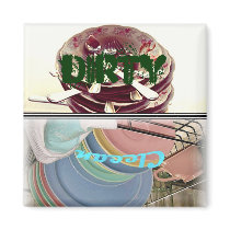 Clean or Dirty Dishwasher Magnet