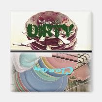 Clean or Dirty Dishwasher Magnet magnets