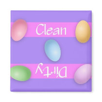 Clean or Dirty Easter Dishwasher Magnet