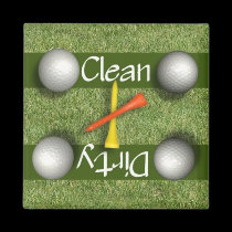 Clean or Dirty Golf Dishwasher Magnet by Country1969 Clean or Dirty Golf Dishwasher Magnet