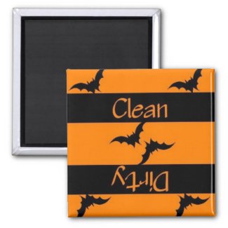 Clean or Dirty Halloween Dishwasher Magnet magnet