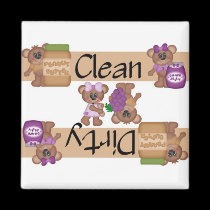 Clean or Dirty Peanut Butter and Jelly Dishwasher magnets
