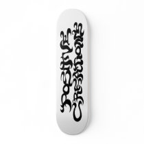 Clean P.C. Lettering Skateboard skateboards