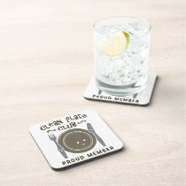Clean Plate Club Beverage Coasters