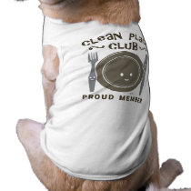 Clean Plate Club Dog Tshirt
