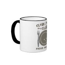 Clean Plate Club Coffee Mugs