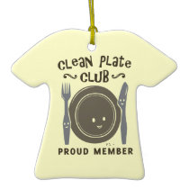 Clean Plate Club Christmas Ornament