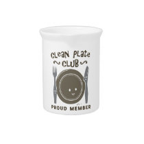 Clean Plate Club Pitcher