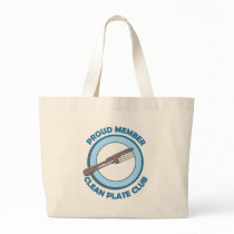 Clean Plate Club Proud Member bags by FunnySillyShirts Clean Plate Club Proud Member bags