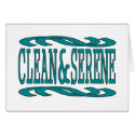 Clean & Serene card