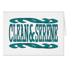 Clean & Serene Card