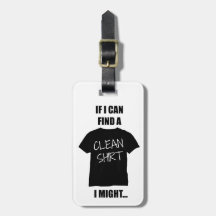 Clean Shirt Tags For Bags