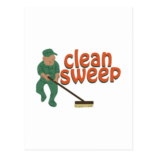 Clean Sweep Postcard Zazzle